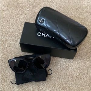 Chanel cat eye sunglasses